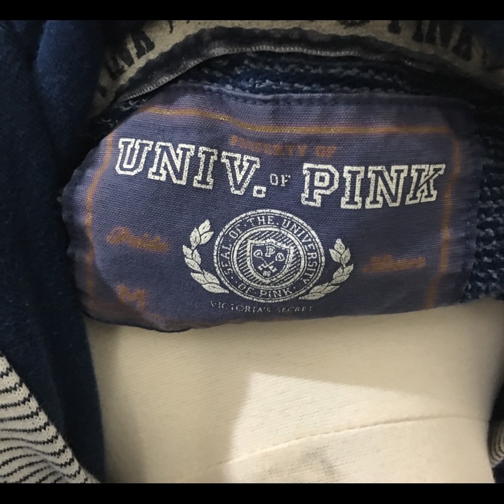 PINK Mustangs hoodie size Medium - Picture 3 of 3